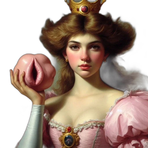 crown, jewelry, hat, dress, photorealistic, oil painting, fantasy art, concept art transparent PNG cut-out