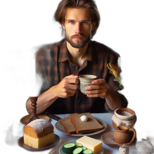 food, jacket, face, furniture, photorealistic, concept art, oil painting, pixel art transparent PNG cut-out