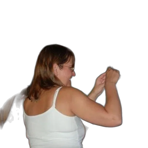 staff, weapon, sword, photorealistic, woman, white, tank, top transparent PNG cut-out