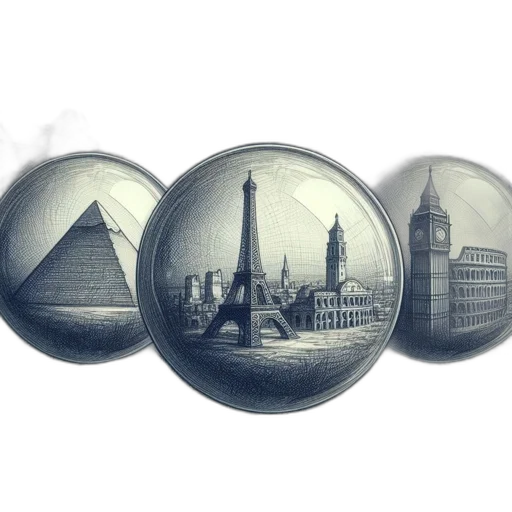 jewelry, photorealistic, 3d render, concept art, fantasy art, city street, fog, depiction transparent PNG cut-out