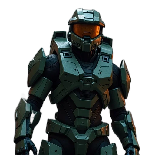 robot, concept art, 3d render, pixel art, comic book art, halo, game, has transparent PNG cut-out