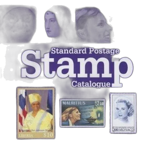 image, cover, standard, postage, stamp, catalogue, featuring, four transparent PNG cut-out