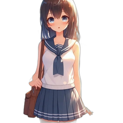dress, staff, weapon, face, anime, pixel art, concept art, cartoon transparent PNG cut-out