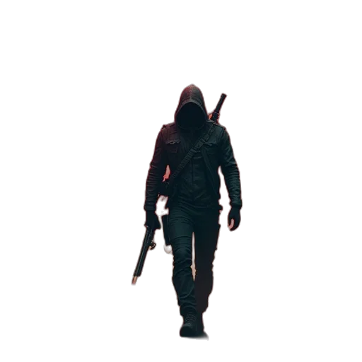 weapon, jacket, staff, sword transparent PNG cut-out