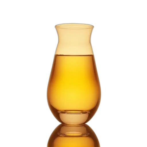 bottle, crown, hair, food, 3d render, golden, clear, glass transparent PNG cut-out