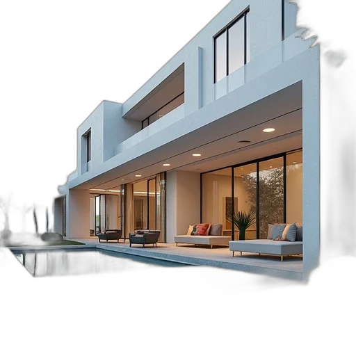 building, 3d render, photorealistic, concept art transparent PNG cut-out