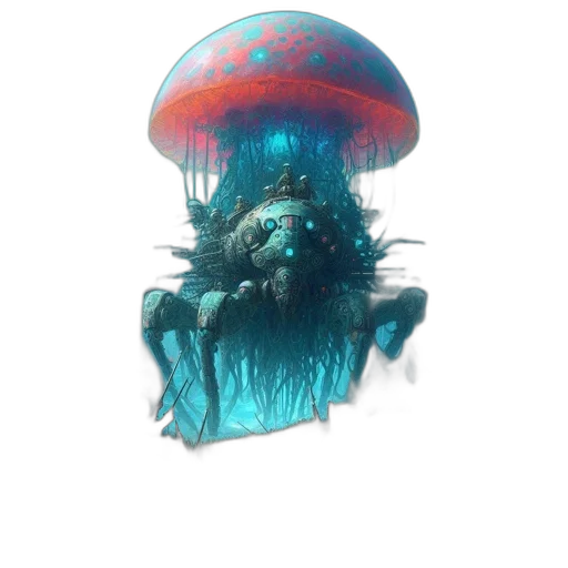 creature, hat, crown, hair, concept art, 3d render, fantasy art, pixel art transparent PNG cut-out