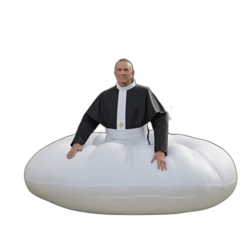 furniture, umbrella, staff, jacket, 3d render, concept art, outer space, older transparent PNG cut-out