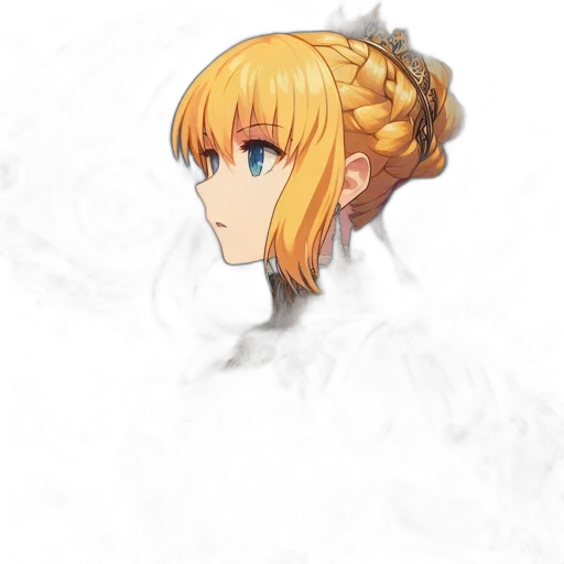 crown, dragon, face, staff, anime, pixel art, concept art, fantasy art transparent PNG cut-out