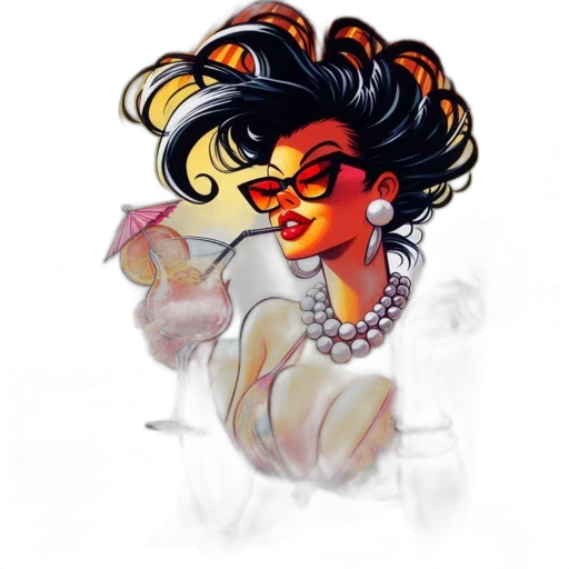jewelry, crown, dress, cartoon, concept art, watercolor, pixel art, golden transparent PNG cut-out