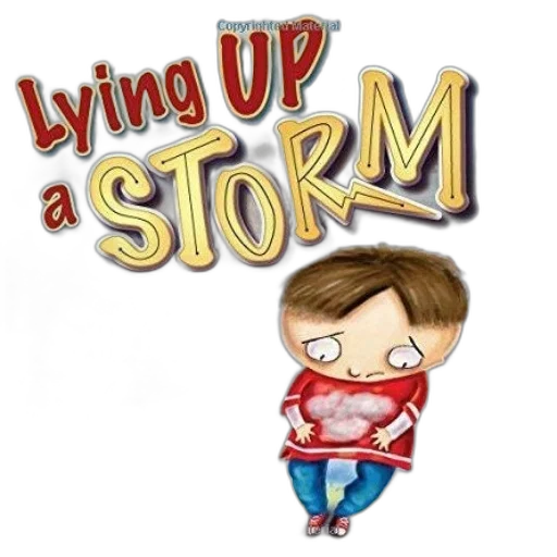book, cover, titled, lying, storm, julia, cook, illustrated transparent PNG cut-out