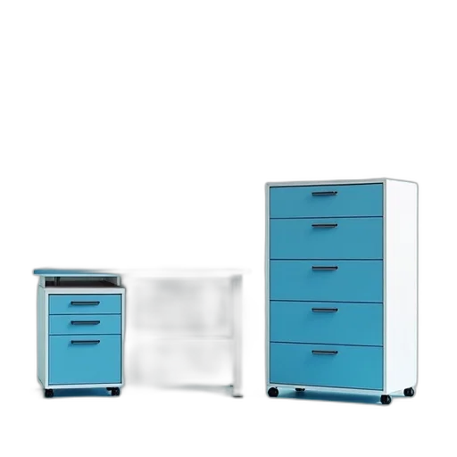 furniture, robot, 3d render, vaporwave, concept art, blue, pastel, monochrome transparent PNG cut-out