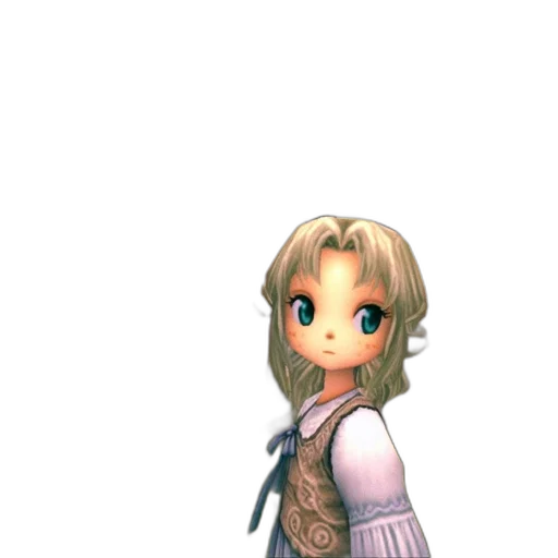 staff, dress, face, sword, pixel art, 3d render, anime, photorealistic transparent PNG cut-out