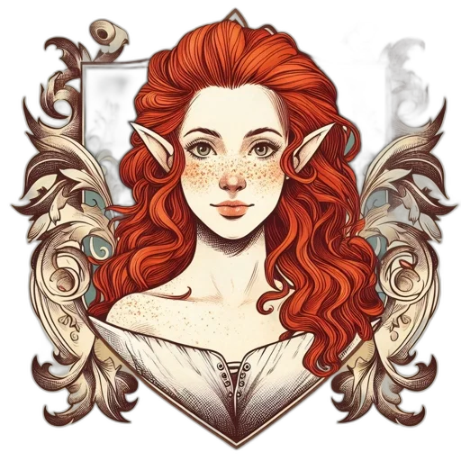 dragon, face, jewelry, dress, fantasy art, pixel art, concept art, watercolor transparent PNG cut-out