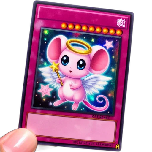 animal, staff, weapon, creature, concept art, pink, trading, card transparent PNG cut-out