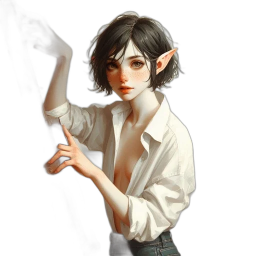 staff, dragon, fantasy art, concept art, photorealistic, oil painting, fire, green transparent PNG cut-out