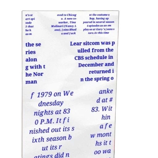 poster, sitcom, lear, displayed, featuring, character, named, tina transparent PNG cut-out