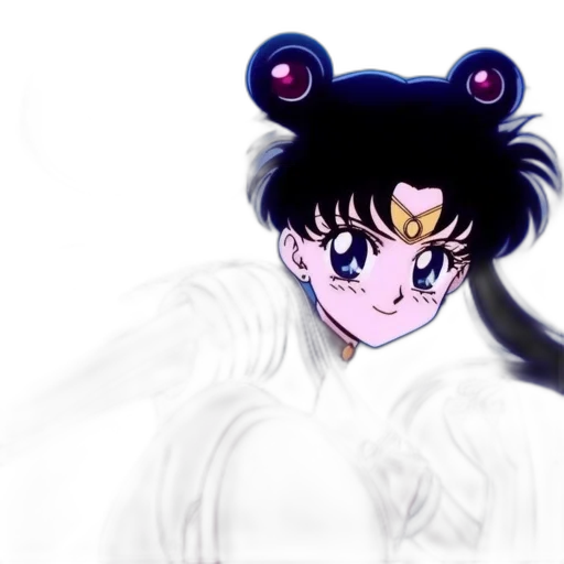 anime, concept art, vaporwave, cartoon, neon lights, outer space, pastel, animated transparent PNG cut-out