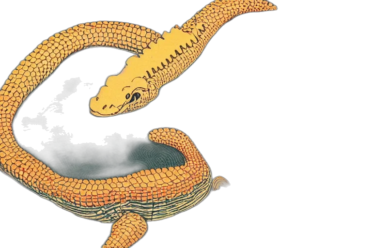 dragon, concept art, watercolor, underwater transparent PNG cut-out