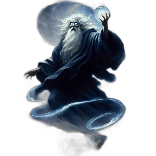 creature, staff, dragon, hair, concept art, fantasy art, photorealistic, fog transparent PNG cut-out
