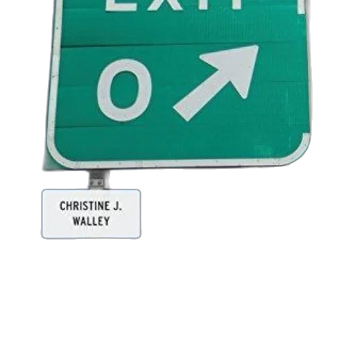 green, highway, sign, arrow, pointing, right, labeled, exit transparent PNG cut-out