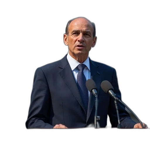 staff, face, french, president transparent PNG cut-out