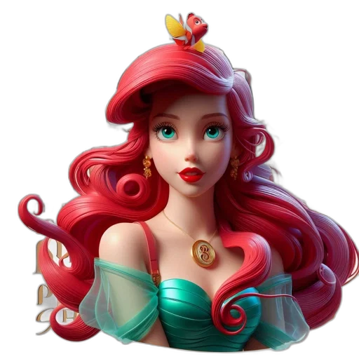 crown, jewelry, 3d render, fantasy art, concept art, photorealistic, underwater, red transparent PNG cut-out