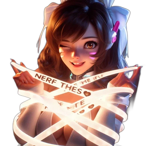 weapon, robot, dress, staff, concept art, anime, 3d render, cyberpunk transparent PNG cut-out