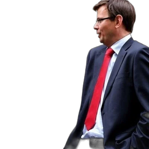 staff, jacket, two, men, suits, red, ties, stand transparent PNG cut-out