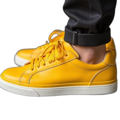 shoes, jacket, 3d render, photorealistic transparent PNG cut-out