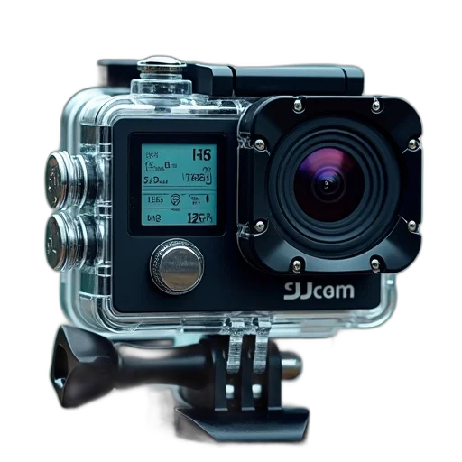 weapon, photorealistic, 3d render, sjcam transparent PNG cut-out