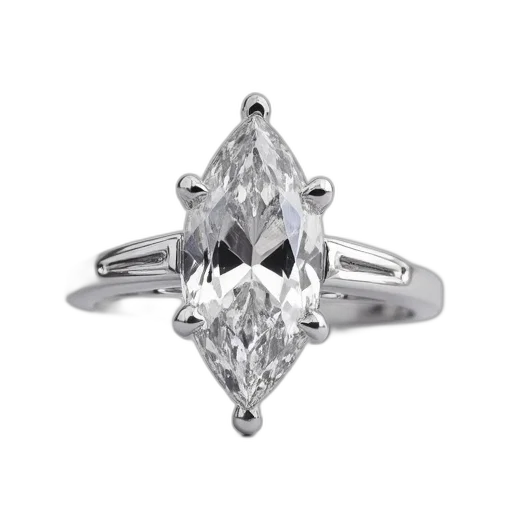 jewelry, crown, white, gold, marquis, cut, engagement, ring transparent PNG cut-out