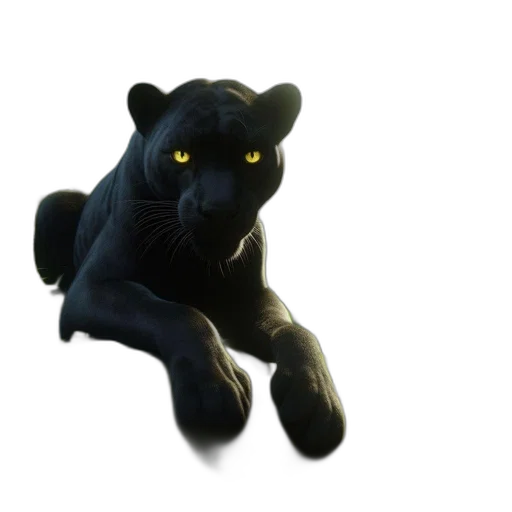 animal, creature, staff, 3d render, concept art, fantasy art, photorealistic, dark transparent PNG cut-out