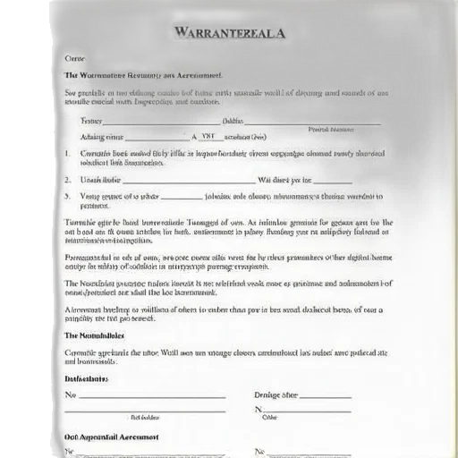 printable, warrantment, deed, template, pdf, download, roommate, agreement transparent PNG cut-out
