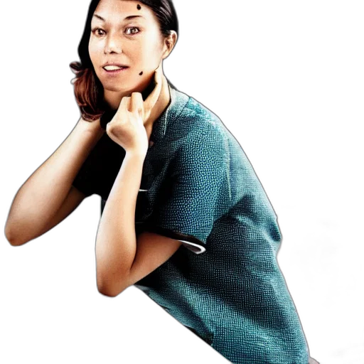 dress, staff, jacket, creature transparent PNG cut-out