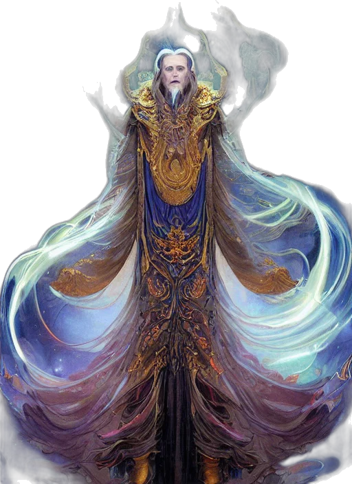 dress, dragon, staff, crown, fantasy art, concept art, pixel art, comic book art transparent PNG cut-out