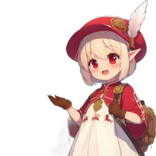 staff, hat, weapon, dragon, anime, concept art, fantasy art, pixel art transparent PNG cut-out