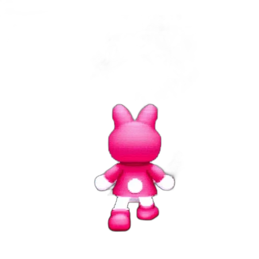staff, creature, animal, weapon, 3d render, pixel art, concept art, vaporwave transparent PNG cut-out