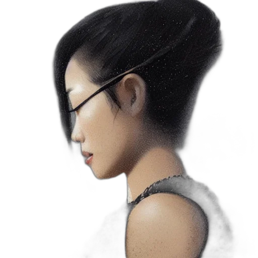 hair, jewelry, face, crown transparent PNG cut-out