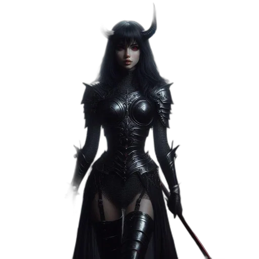 sword, weapon, staff, fantasy art, concept art, comic book art, 3d render, dark transparent PNG cut-out