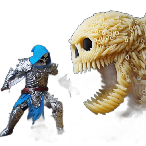 creature, concept art, 3d render, underwater, armored, figure, holds, dagger transparent PNG cut-out