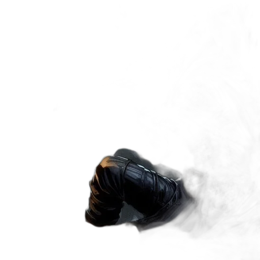 mask, jacket, weapon, hair, concept art, 3d render, photorealistic, comic book art transparent PNG cut-out
