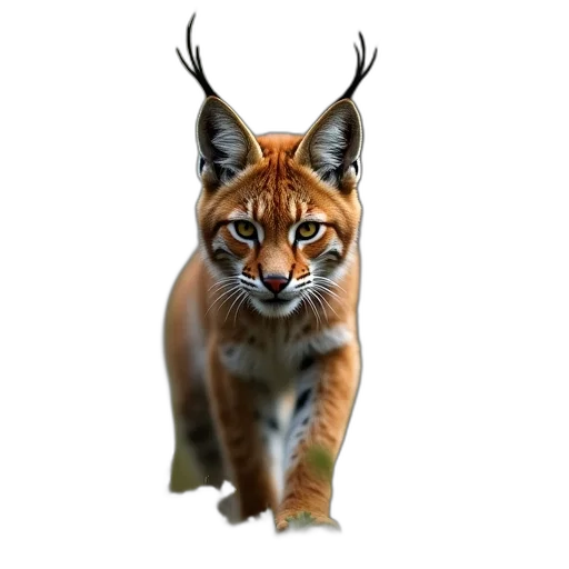 animal, creature, staff, crown, concept art, photorealistic, 3d render, fantasy art transparent PNG cut-out