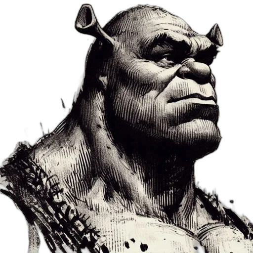 animal, face, creature, staff, concept art, comic book art, photorealistic, fantasy art transparent PNG cut-out