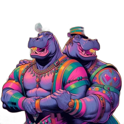 jacket, robot, staff, concept art, vaporwave, fantasy art, watercolor, outer space transparent PNG cut-out