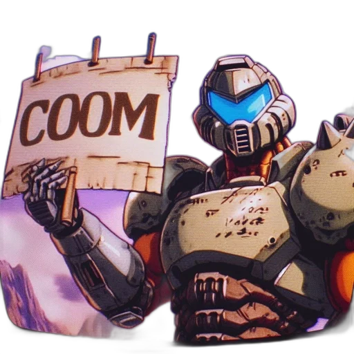 robot, crown, concept art, 3d render, watercolor, pixel art, armored, figure transparent PNG cut-out