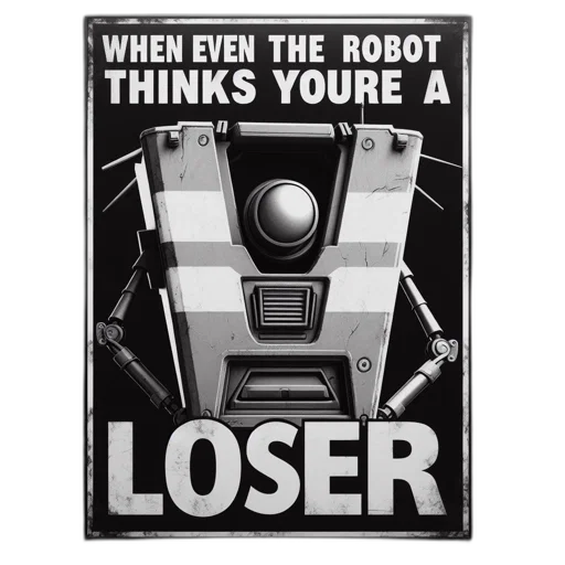 robot, cyberpunk, black, white, poster, features, robotic, figure transparent PNG cut-out