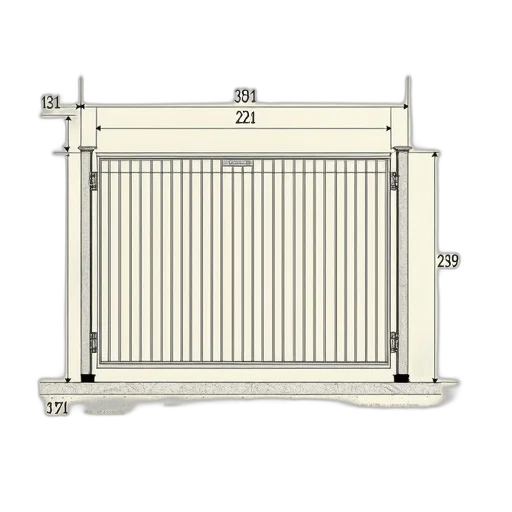furniture, technical, drawing, fence, scale, featuring, measurements, legend transparent PNG cut-out
