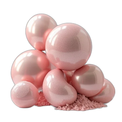 3d render, pastel, modeling, materials transparent PNG cut-out
