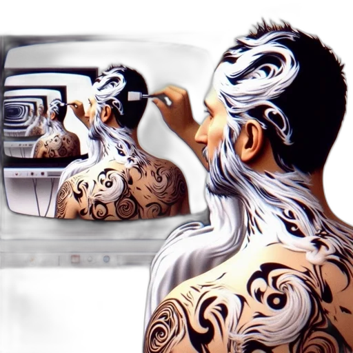 mask, robot, photorealistic, concept art, cyberpunk, 3d render, man, intricate transparent PNG cut-out